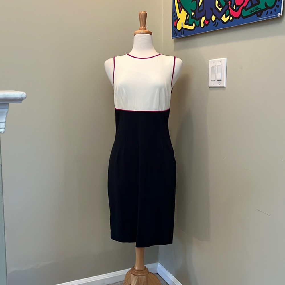 Ann Taylor color block dress